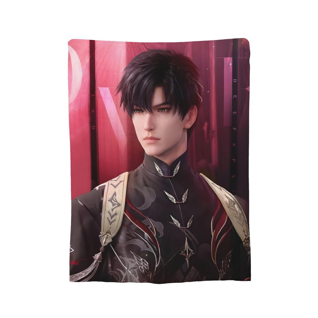 Love And Deepspace Zayne Blankets Flannel Decoration  Multi-function Lightweight Thin Throw Blankets for Sofa Car Bedspreads