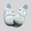 Low-cut Women's Shoes Velcro Round Toe White Shoes Flat-bottomed Breathable Single Shoes