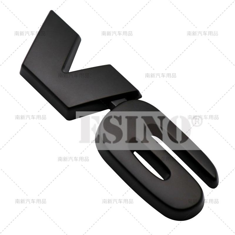 1Pc Car Styling V6 SR5 3D Metal Alloy Adhesive Emblem Rear Trunk Badge Fender Sticker Body Decal for  Tacoma 4Runner Sequoia