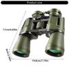 High Power Binoculars for Adults 20x52 Large View Binoculars Professional Binoculars for Bird Watching Sports