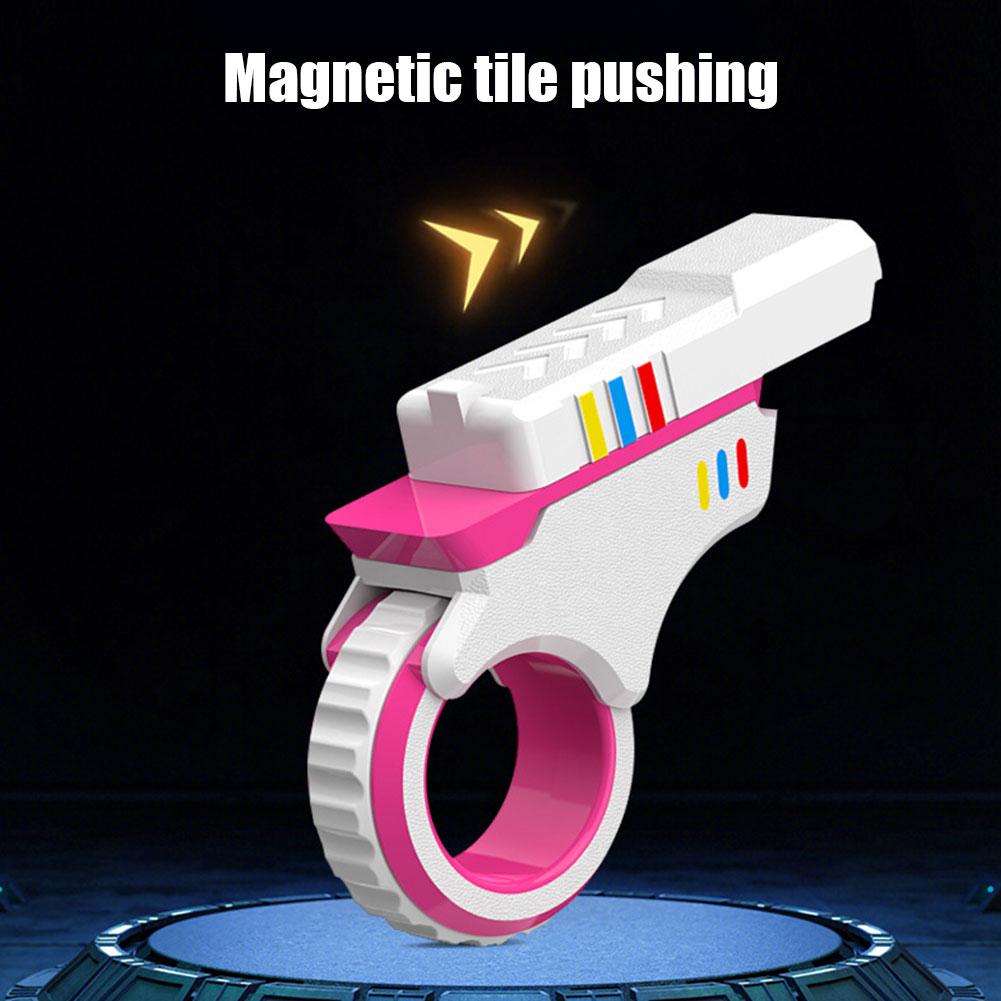 Roterende fingerskyvere Fidget Leketøy Kontor Stresslindring Skyver Skrallefinger Fidget 3D-printet Fidegt LekerFingertupp Teksturert