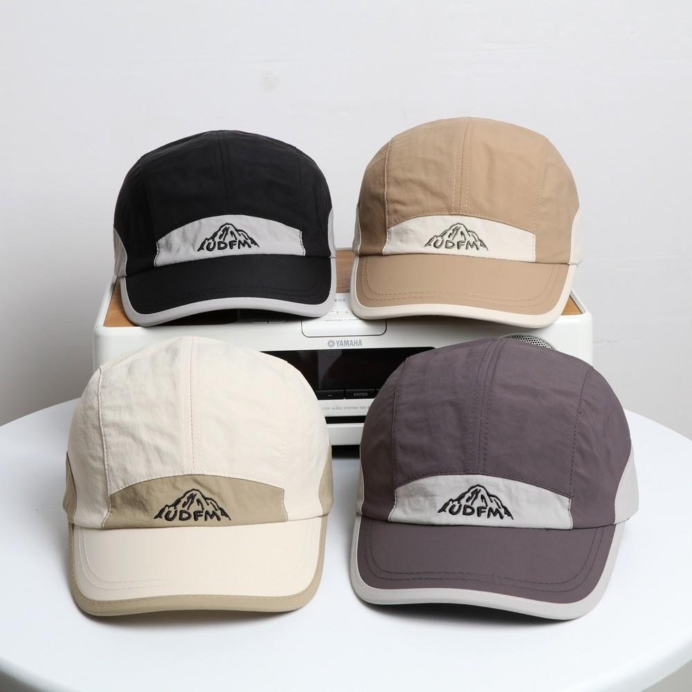 Versatile Casual Baseball Cap Adjustable Soft Top Quick-Dry Hat Breathable Embroidered Sun Visor Cap Unisex