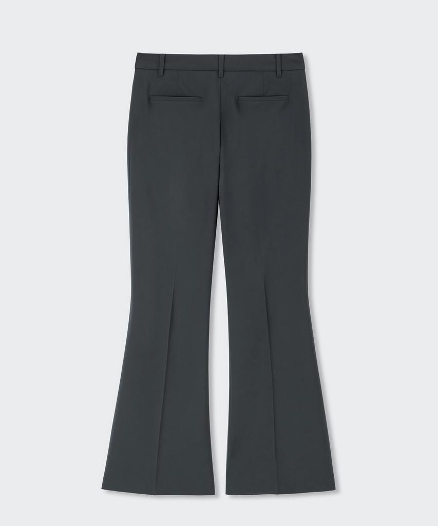 Musinsa Standard Woman [Cooltandard] Women'S Low Rise Flare Slacks [Gray]