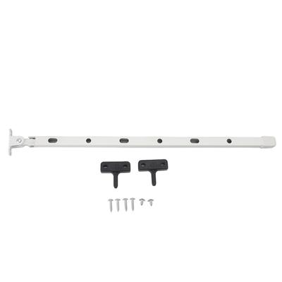 Greenhouse Window Stay Sturdy Aluminum Manual Greenhouse Roof Vent Opener Bar Kit with 6 Screws 15.35in