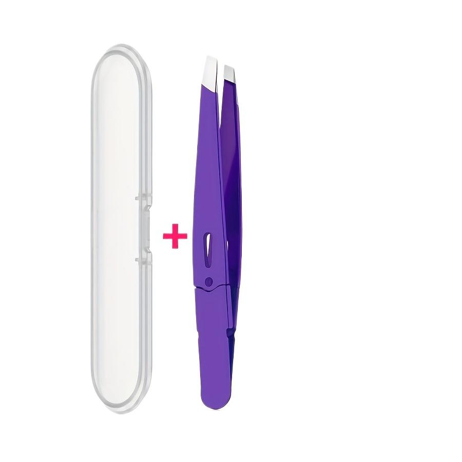 High-Precision Tweezers Stainless Steel Material with Excellent Rubber and Plastic Surface Feel Seamless Slant Tip