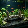 Fish Tank Decoration Aquarium Bridge Ornament, Arch Miniature Decor, Non-Toxic Accessories Mini Model for Terrarium, Fairy Garden Decorative