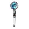 VILOYI Shower Head Water Saving High Pressure Handheld Turbo Propeller Showerhead Adjustable Water Flow Bathroom Filter Nozzle