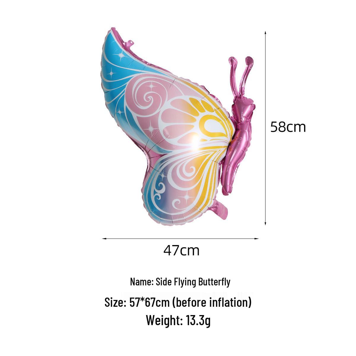 

Средние матовые шары из алюминиевой фольги: Бабочка, Маргаритка, Динозавр, Медведь с сердцем, Радужные украшения для вечеринки