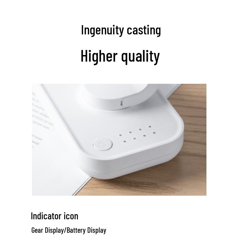 Mini USB Charging Fan with Low Noise, 4000mAh Battery, Ideal for Students and Offices