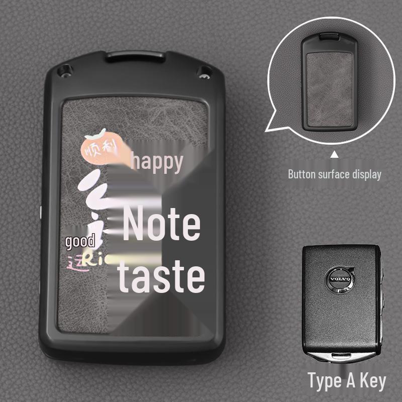 Volvo Key Cover for XC60, S90, S60L, XC90, XC40, V40 - High-End Car Shell and Buckle.