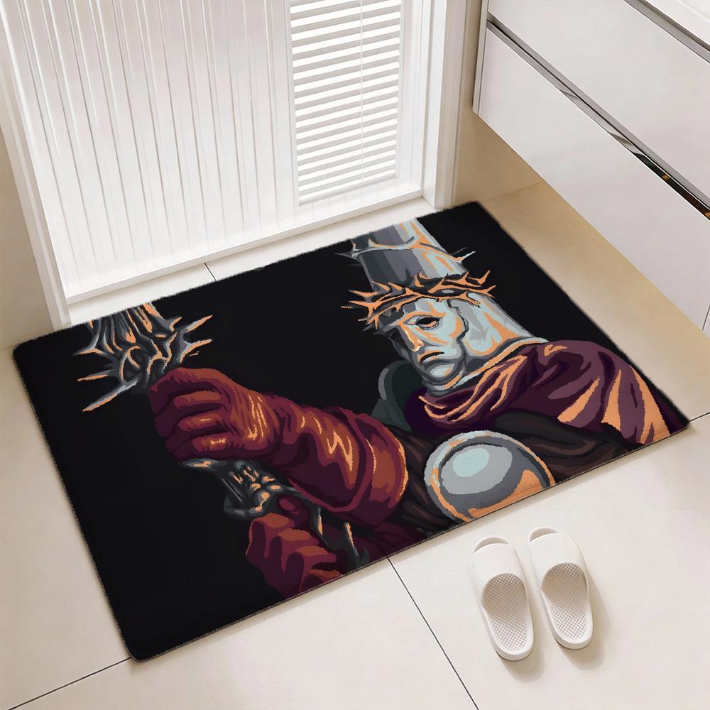 Blasphemous Game Floor Mat Soft Thickened Flannel Door Mat Non-Slip Living Room Rug Home Decor