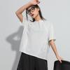 Kurzarm Plus Size Baumwolle Vintage Casual Loose Tops Damen Sommer T-Shirt