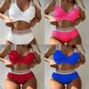 Women Sexy Bikini Set With Nylon Fabric For Beach And Pool Water Sports