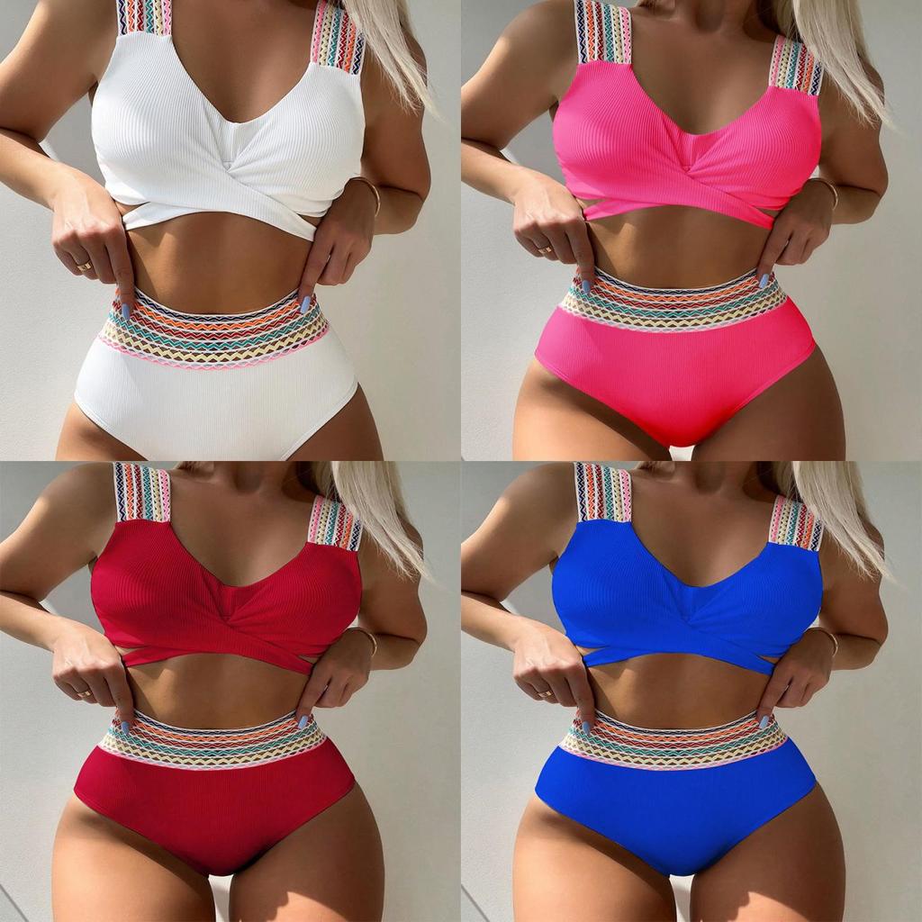 Women Sexy Bikini Set With Nylon Fabric For Beach And Pool Water Sports