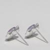 Women's Daily Accessory Sari Amethyst Gemstone Earrings