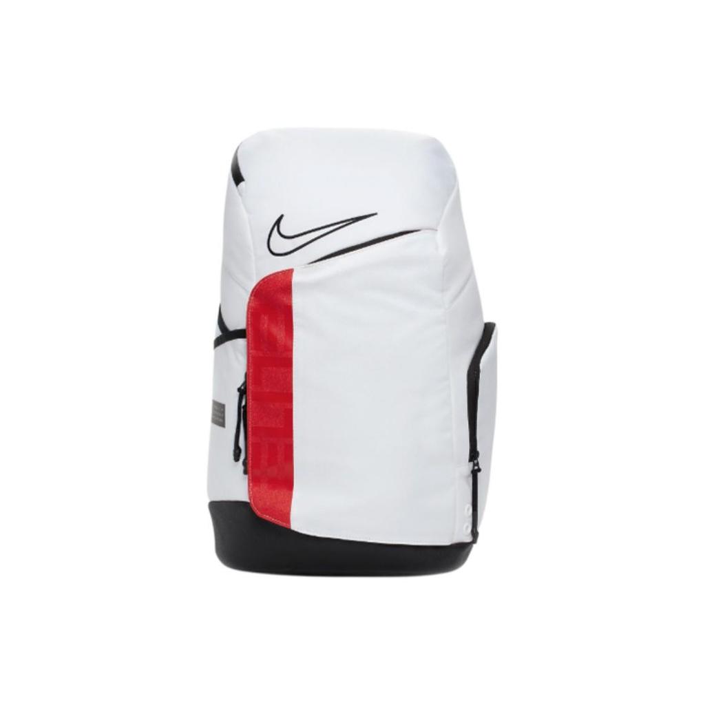 Nike Elite Pro Large Capacity Splicing Design Polyester Basketball Backpack Unisex Backpack White BA6164-100