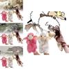 Soft Plush White Sheep And Big Gray Wolf Hand Puppet Hat For Creative Child Engagement