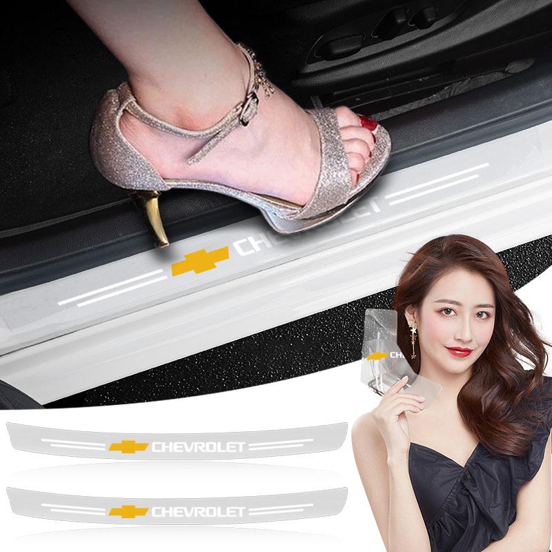 1Pcs Transparent Car Trunk Badge Protective Sticker Car Accessories For Chevrolet Spark Silverado Trailblazer Cruze Captiva Lacetti