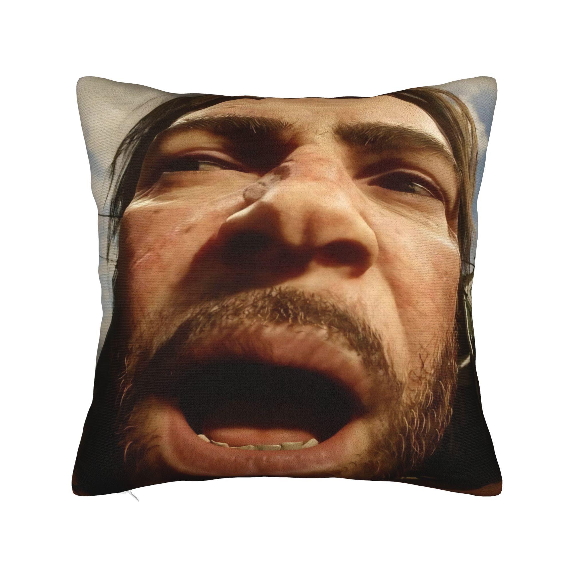 

Arthur Morgan Pillow Cover Accessories Printing Cushion Cover Decorative Throw Pillow Case Cover Car Multiple Sizes 12x12Inch