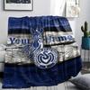 1PC Msv Duisburg Custom Name Patterned Flannel Blanket Suitable For All Seasons For Home Decor Warmth And Comfort Gifts Holiday Present