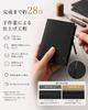 [INSPNALL] Men's Bi-fold Wallet, Genuine Leather, Italian Leather, Cowhide, Large Capacity, Holds 17 Cards, RFID Skimming Prevention, YKK Zipper, Coin