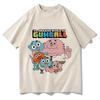 Le Monde Merveilleusement Bizarre des T-shirts Gumball Unisexe Mode Harajuku Tshirt Hip Hop Tshirt Décontracté Oversize Streetwear d'Été