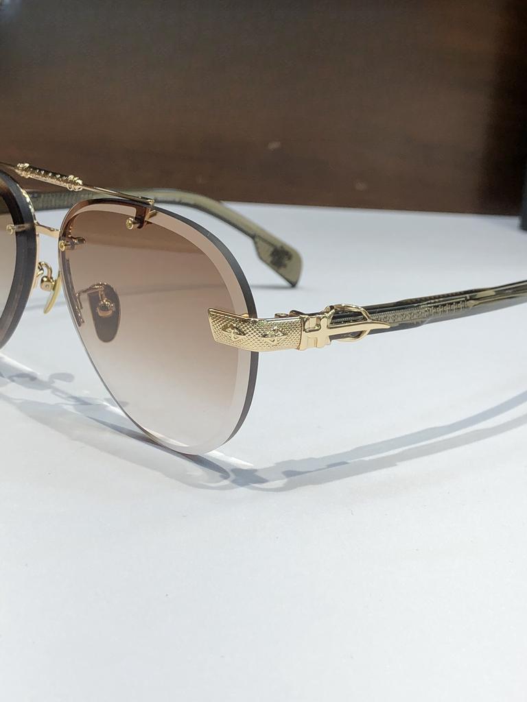 2025 New Fashion Trend Alloy Party Luxury Designer Sunglasses For Men And Women Holiday Black High-End Uv400 Sunglasses