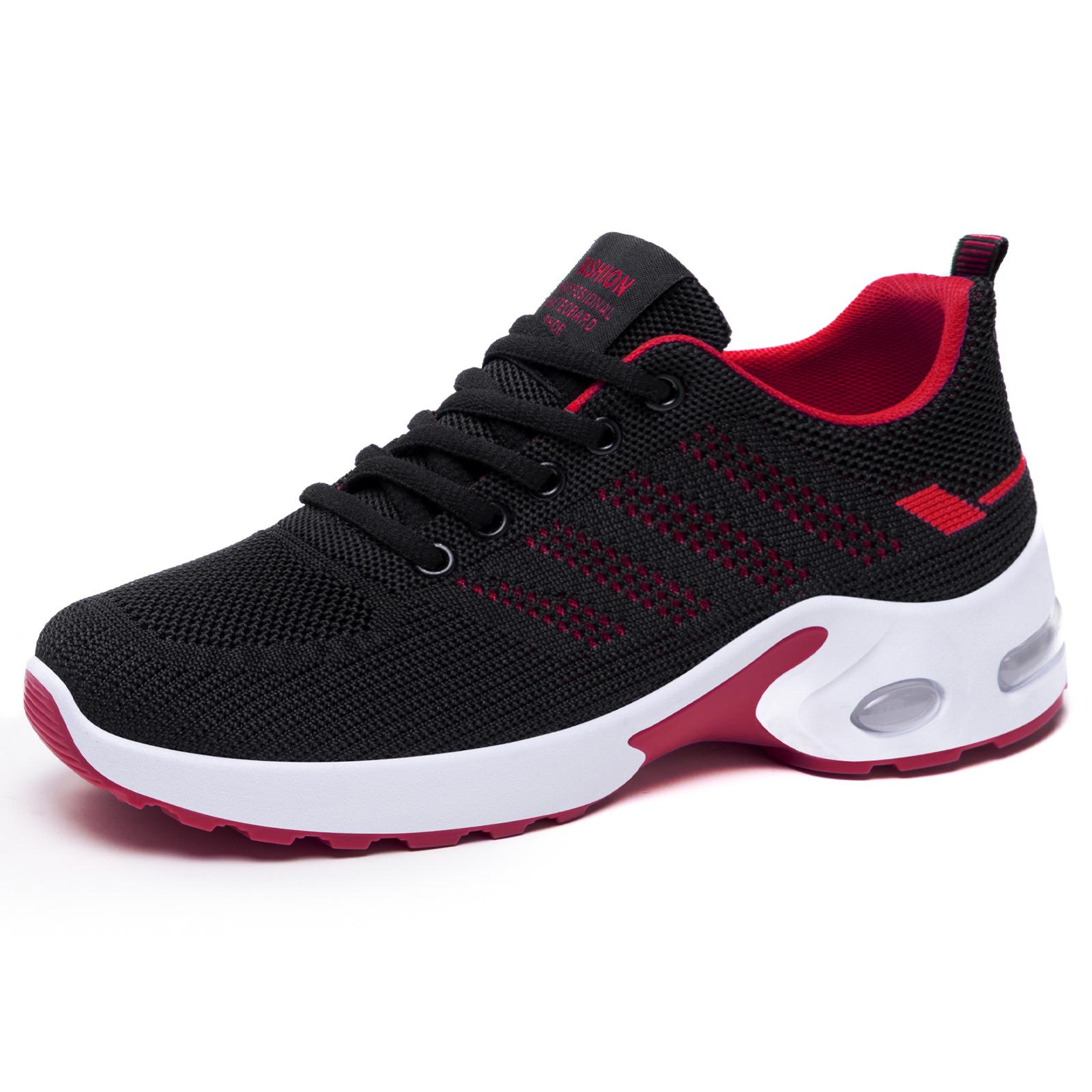 

Sneakers women s shoes new shoes air cushion soft sole running shoes fly woven breathable mesh shoes single shoes 41