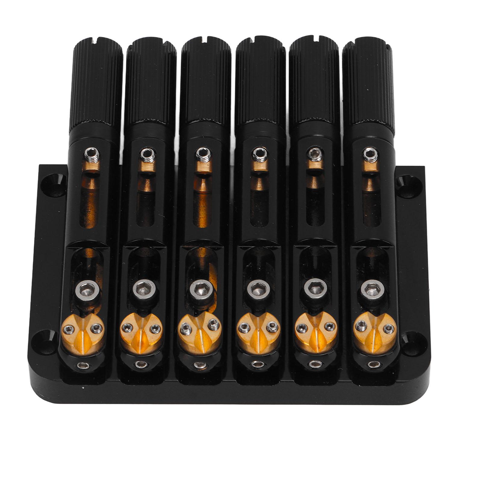 

Безголовый гитарный бридж 6-струнный медный аксессуар для электрогитар