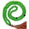 Tasbih Islamique Chapelet Musulman Cristal Vert Pour Hommes & Femmes IQN1143