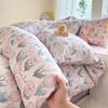 1pc Quilt Cover Floral Style Duvet Cover Single/Double/Queen/King Size Comforter Cover Housse De Couette (No Pillowcase)