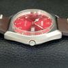 JAPAN 6309A VINTAGE SEIKO 5 AUTOMATIC MENS ARABIC RED COLOR DIAL WATCH A701369-5 R206a-a701369