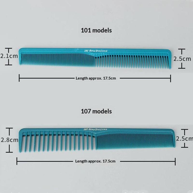 Barber Hair Accessories Professional Hair Cutting Comb Anti-Static Flat Head Cutter Comb Finetooth Haircut Brush Salon Tools