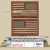 Embroidered Velcro US Flag Patch - Multicolor Stars and Stripes (Left & Right)