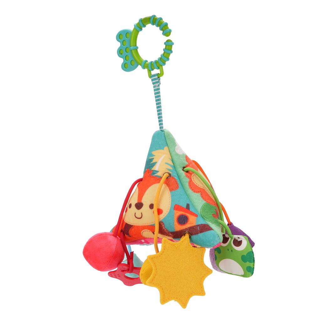 Baby Stroller Hanging Toy Detachable Soft Cloth Sensory Hand Grab Ball Infant Car Seat Toy