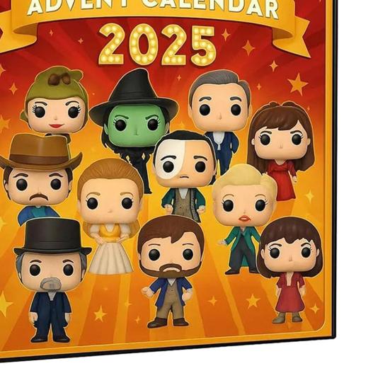 2025 Broadway Shows Advent Calendar 24-Day Countdown Box with Collectible Figurines