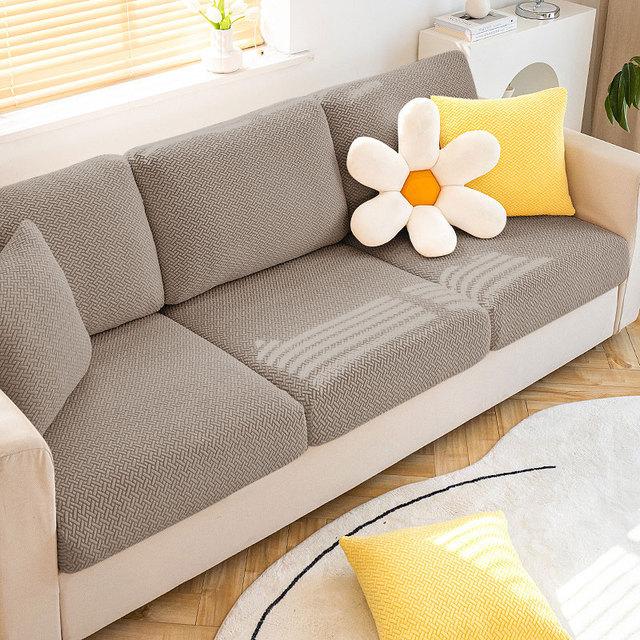 Jacquard Sofa Seat Cushion Covers Elastic Sofa Cover For Living Room Couch Plaid Sofas Cover Sofa Slipcovers For Home Hotel