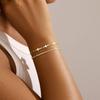 Stainless Steel Cross Side Chain Bracelet Set