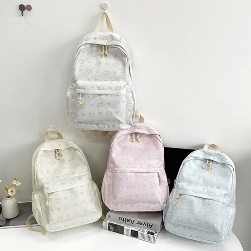 Large Capacity Students School Bags Cute Cartoon Shoulder Bag College Student Backpack  Children
