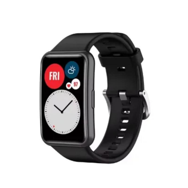 

Спортивный ремешок для Huawei Watch Fit TIA-B09, сменный силиконовый браслет, умный аксессуар для huawei watch fit, ремешок с инструментом for Huawei Watch Fit