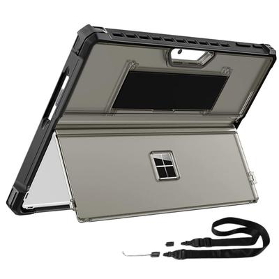 Surface Pro 9 Surface Pro 9 Shoulder Hand Stand Slim Tablet No Translucent Black 11/Pro 10/Pro Case, 11/Pro 10/Pro (13-inch) Cover, Shockproof, Strap,
