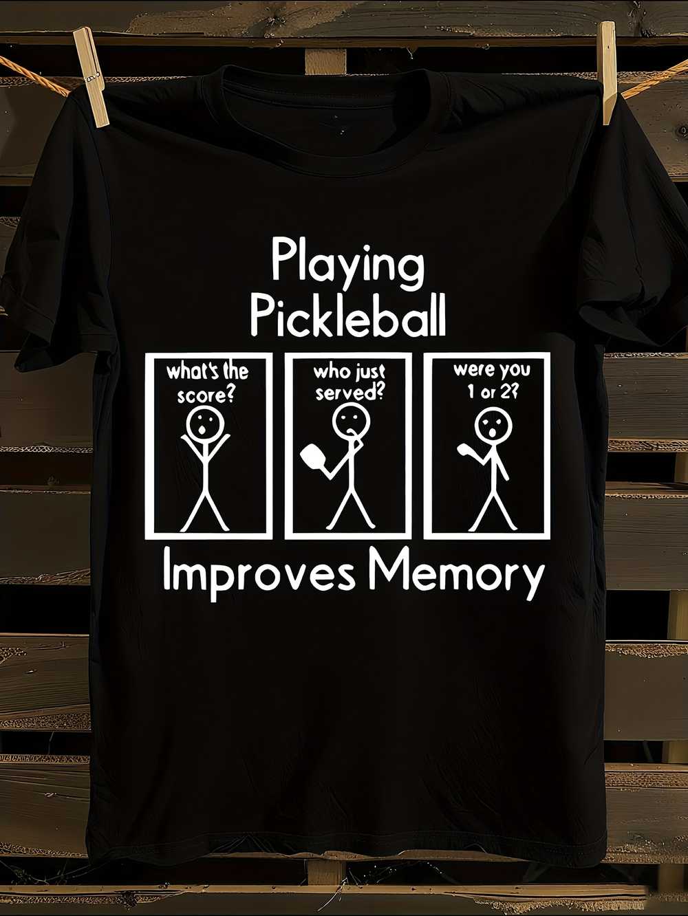 Funny Pickleball Graphic T-Shirt S