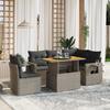 VidaXL Garden Lounge Set with Cushions 6 Pcs, Patio Sofas, Patio Furniture Set, Outdoor Furniture, Grey 3271760