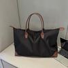 Large Capacity Oxford Tote Bag Solid Color Simple Underarm Bag Nylon Shoulder Bag  Streetwear