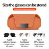 Magnetic Car Sunglasses Case Sun Visor Glasses Holder Car Premium Suede Glasses Holder Auto Sunglasses Clip Card Ticket Holder