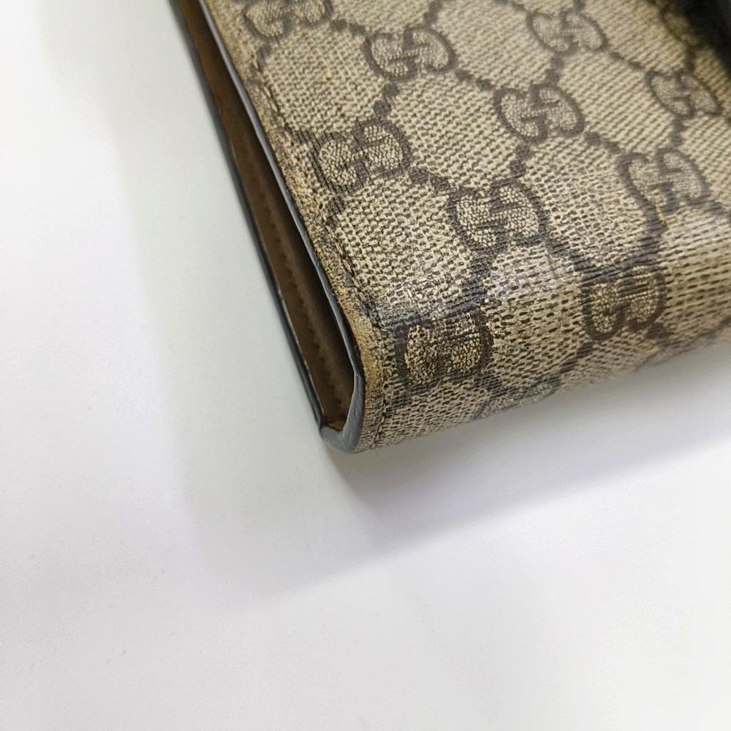 [Pre-Owned] Dionysus Tiger Head Buckle Logo Beige Lining GG High-Quality Synthetic Canvas WOC Wallet Crossbody Shoulder Bag - Good #YMGMD6