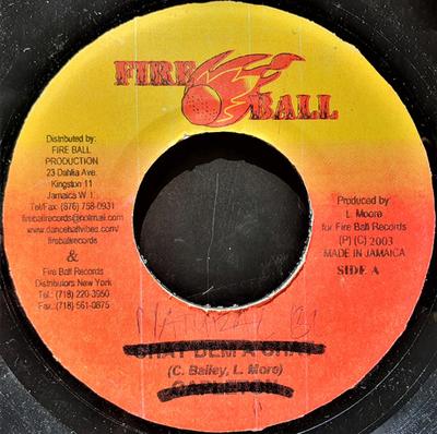 Disque 7 pouces NOIR NATUREL - Water Pumpie AUCUN Fire Ball Recor 2004 Jamaïque Reggae, Ska & Dub Occasion