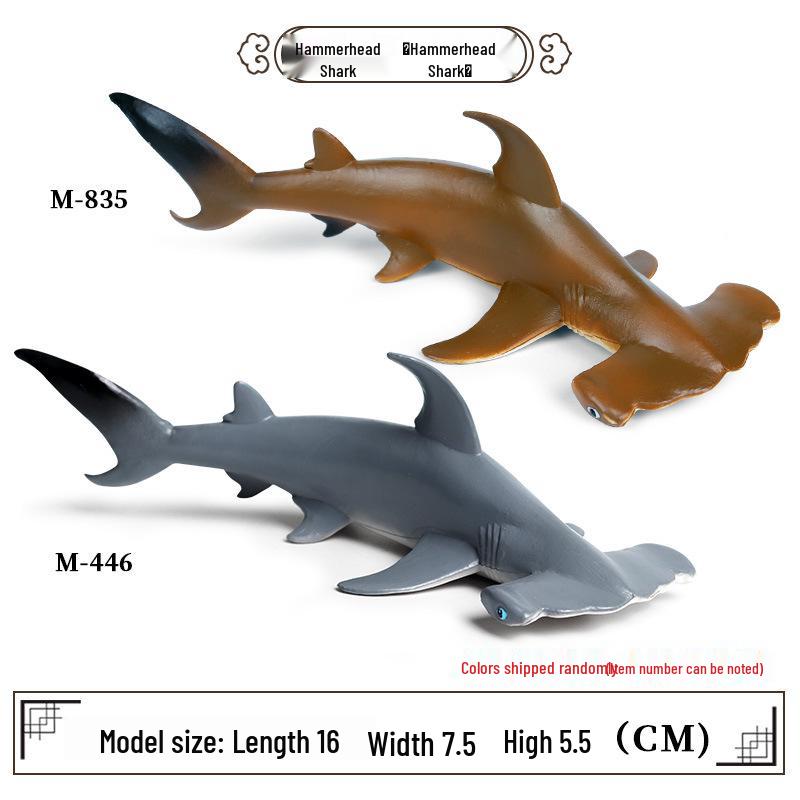Children's Marine Life Simulation: Shark & Whale Models - Great White, Zebra, Tiger Shark Toys & Ornaments