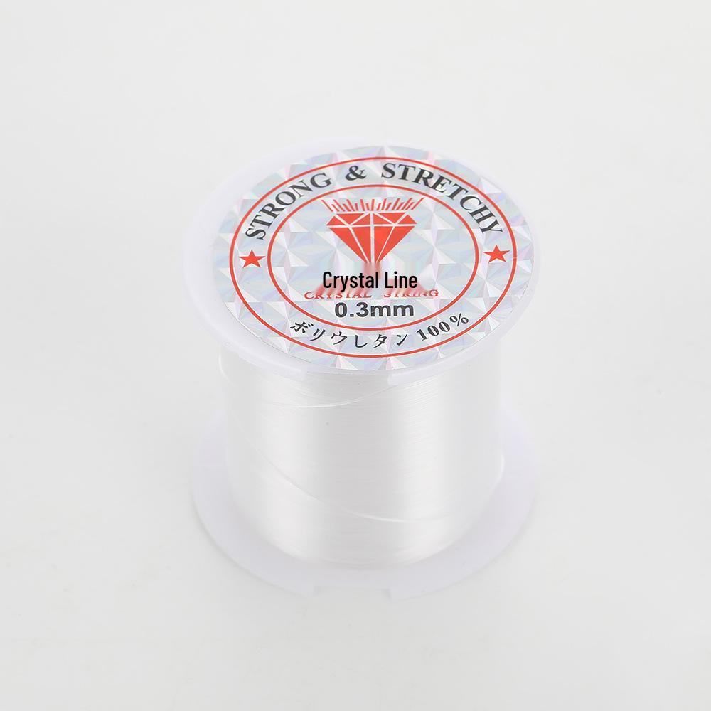 Transparent Wear-Resistant Non-Elastic Jewelry Beading Wire for DIY & Fishing