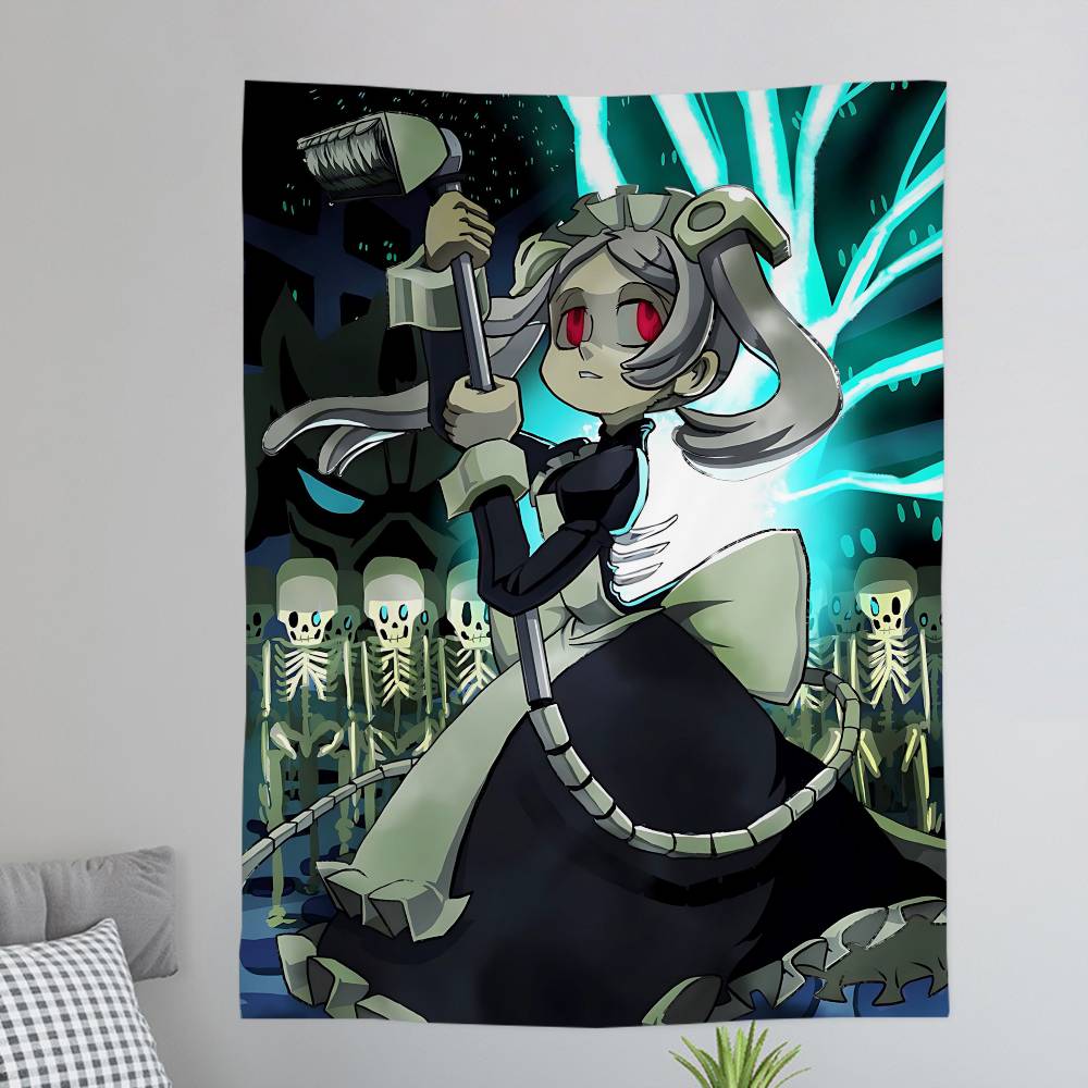 Game MMarie SkullGirls DIY Wall Tapestry for Living Room Home Dorm Decor Wall Art Decor
